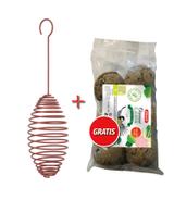 Karmnik spiralny z kulami tłuszczowymi