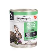 Wiejska Zagroda Mono Królik dla psa 800g