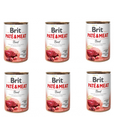 Brit Pate & Meat Beef 6x400g