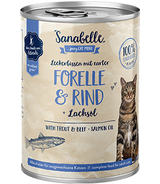 Sanabelle Adult with tender Trout & Beef 400g