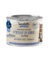 Sanabelle Adult with tender Trout & Beef 195g