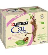 Purina Cat Chow z jagnięcina i fasolą 10x85g