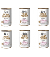 Brit Mono Protein Rabbit 6x400g