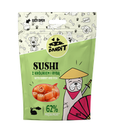 Mr. Bandit Sushi Królik z rybą 80g