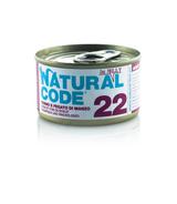 Natural Code Cat 22 Tuna and beef liver in jelly 85g