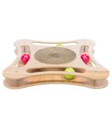 Drapak kartonowy z drewnianą ramką