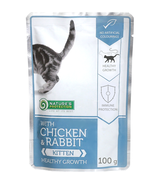 Nature’s Protection Kitten Chicken & Rabbit Healthy Growth 100g