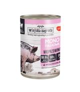 Wiejska Zagroda Mono Wieprzowina dla kota 400g