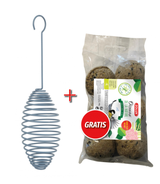 Karmnik spiralny z kulami tłuszczowymi