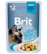Brit Premium Cat Adult Chicken Fillets w sosie 85g