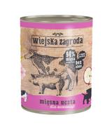 Wiejska Zagroda dla szczeniąt Mięsna Uczta 800g