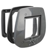 Dwustronne drzwiczki wahadłowe 4-Way do szklanych drzwi 27×26cm