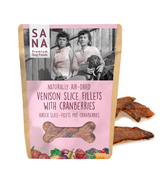 SANADog Venison Slice Fillets with cranberries 100g