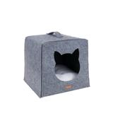 Filcowy domek dla kota 2w1 Hygge Kostka