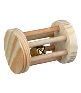 Rolka dla gryzoni - 7x5cm - drewniana