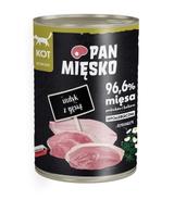 Pan Mięsko dla kota Indyk z gęsią 400g