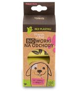 BIOworki na odchody 120 szt. zielone