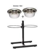 Stojak regulowany z miskami 1,8l