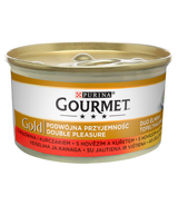 Gourmet Gold 85g - wołowina z kurczakiem w sosie