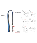 Smycz regulowana 6 in 1 Cambridge L 200/2cm