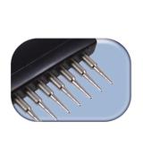 Zgrzebło z obrotowymi zębami - 10 x 15 cm