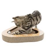 Kartonowy drapak leżący dla kota