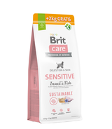 Brit Care Dog Sustainable Sensitive Insect & Fish 12kg + 2kg GRATIS