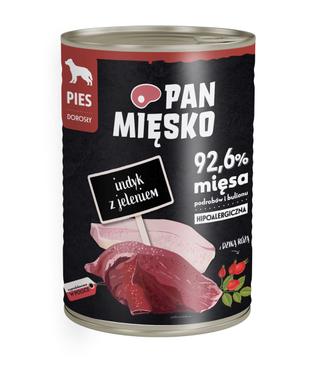 Pan Mięsko dla psa Indyk z jeleniem 400g
