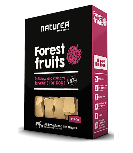 Naturea Biszkopty Owoce Leśne 140g