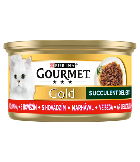 Gourmet Gold 85g Succulent Delights z wołowiną