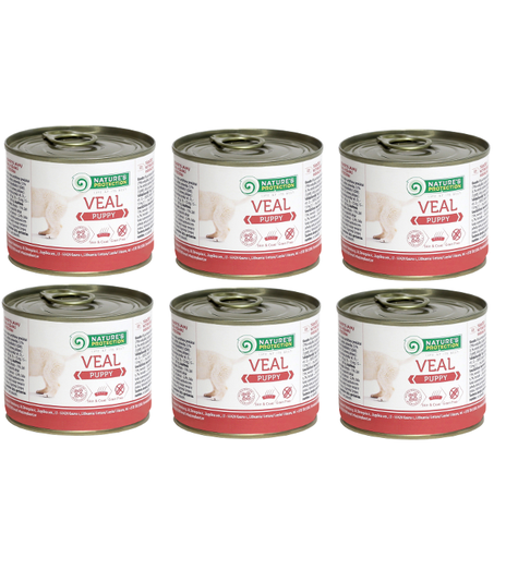 Nature's Protection Puppy Veal 6x200g