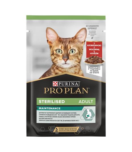 Purina Pro Plan Sterilised wołowina 85g