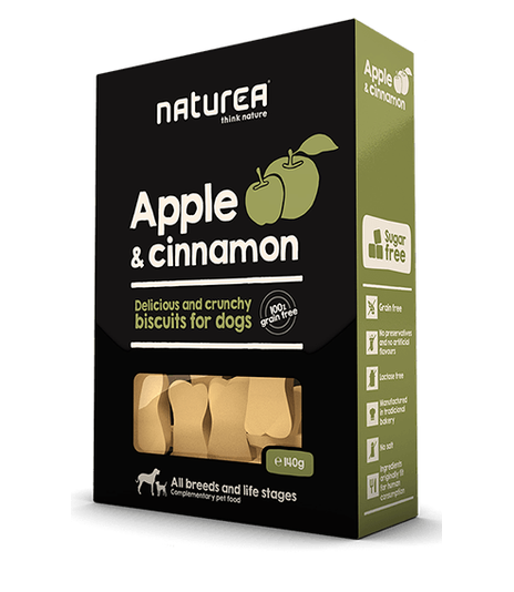 Naturea Biszkopty Jabłka z Cynamonem 140g