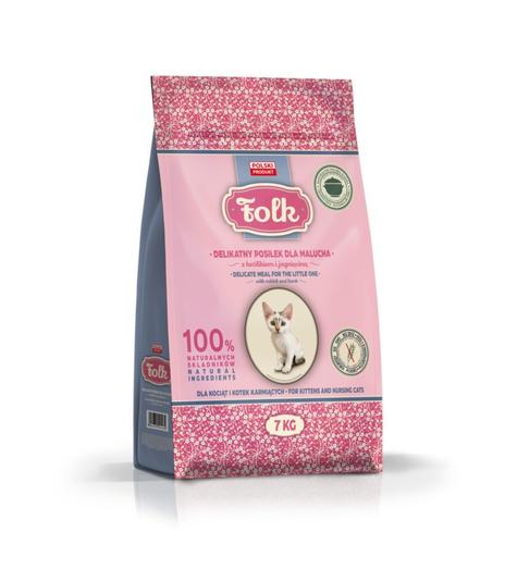 Folk Kitten Delikatny posiłek dla malucha z królikiem i jagnięciną 7kg