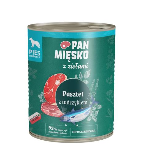 Pan Mięsko z Ziołami Pasztet z tuńczykiem 800g