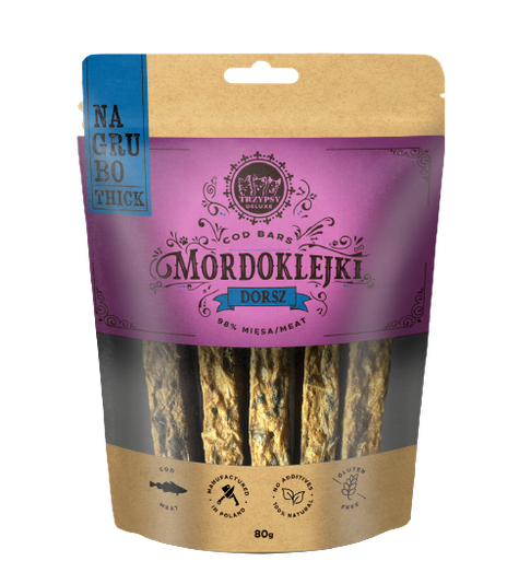 Mordoklejki na grubo Dorsz 80g
