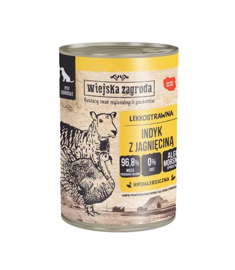 Wiejska Zagroda Indyk z jagnięciną 400g