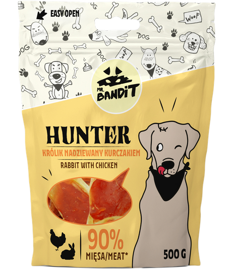 Mr. Bandit Hunter Królik nadziewany kurczakiem 500g