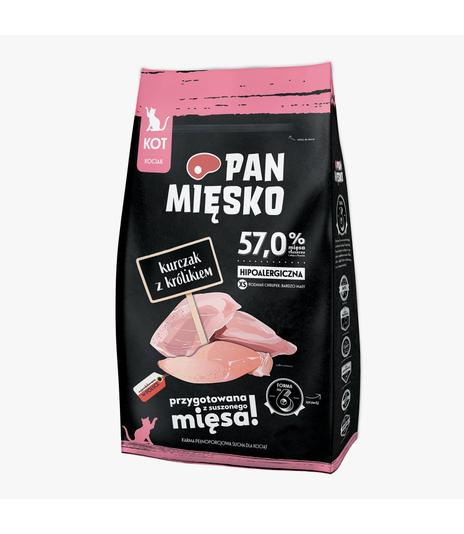Pan Mięsko dla kociąt Kurczak z królikiem XS 5kg
