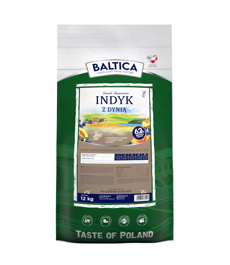 Baltica Smaki Regionów Indyk z dynią S 12kg