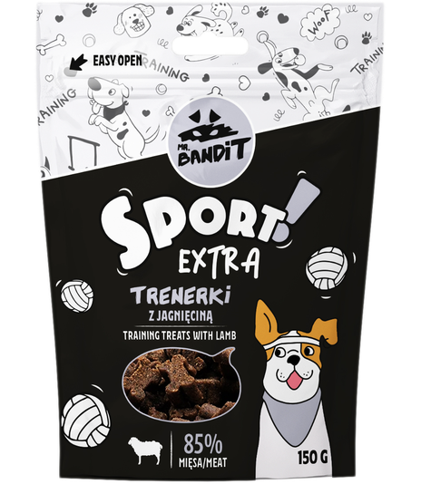 Mr. Bandit Sport Extra Trenerki z jagnięciną 150g
