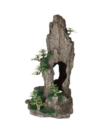 Skała z roślinami - 37cm