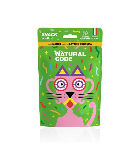 Natural Code Snack Adult Cat with Beef 60g