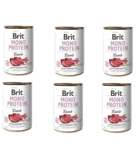 Brit Mono Protein Lamb 6x400g