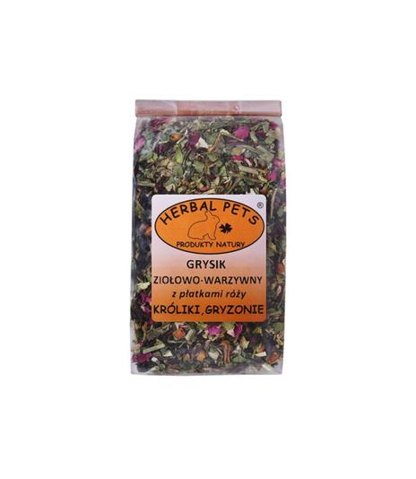 Grysik ziołowo-warzywny z płatkami róży 100g