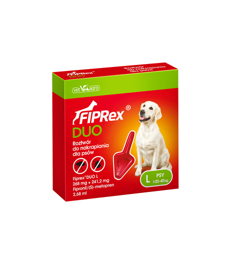 Krople FIPRex Duo L (20-40kg) 1 sztuka