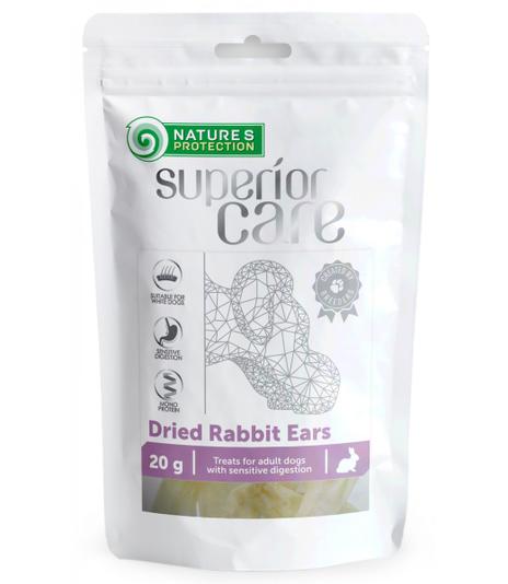 Nature's Protection Superior Care Dried Rabbit Ears 20g