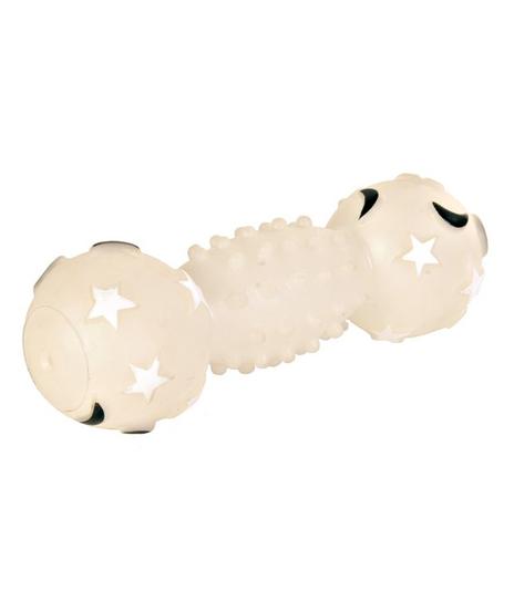 Hantel gumowy - 18cm - świeci w ciemności