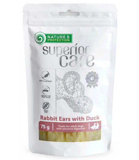Nature's Protection Superior Care Rabbit ears with duck 75g