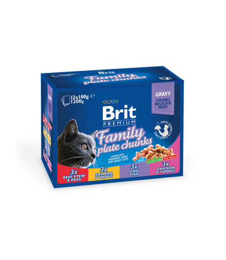 Brit Premium Family plate chunks 12x100g